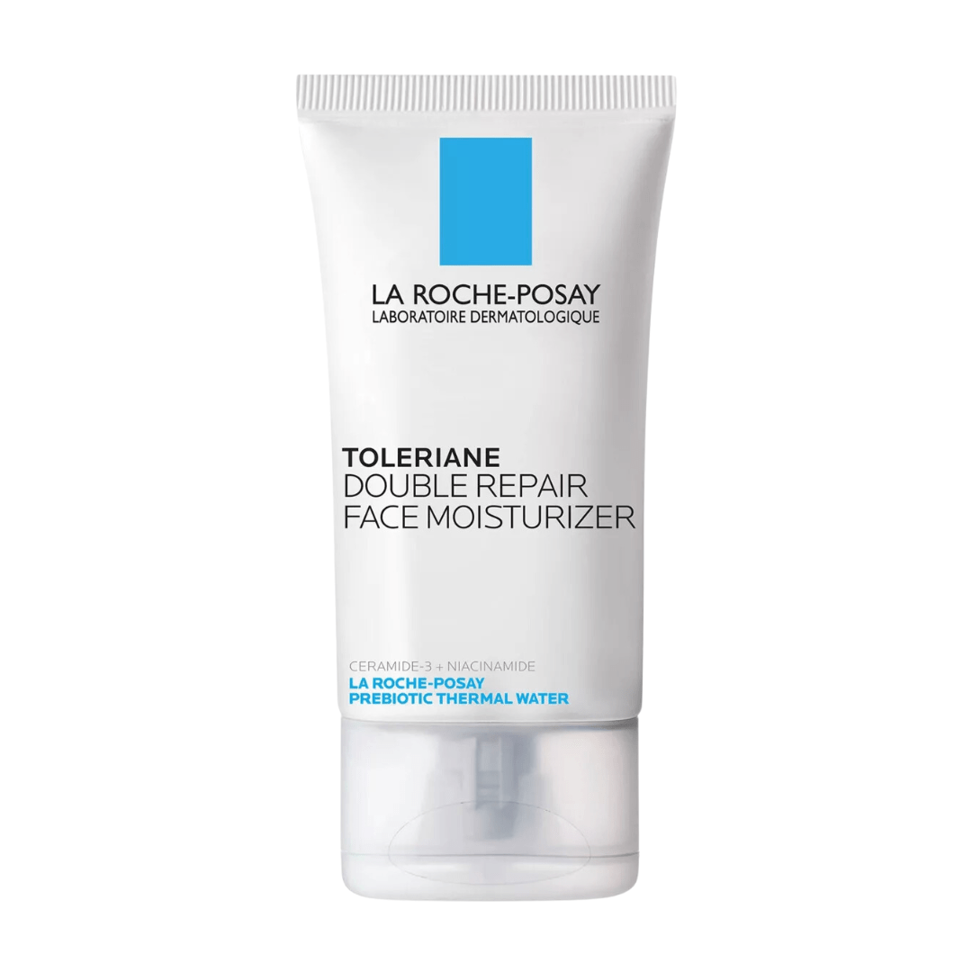 La Roche Posay Toleriane Double Repair Mini Face Moisturizer, Travel Size Unscented – 40mL | 1.35 fl oz